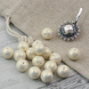 Miyuki Cotton Pearls Rich Cream kula 12mm