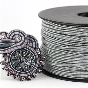 Sznurek sutasz acetat ITALY 2,5mm steel [1metr]