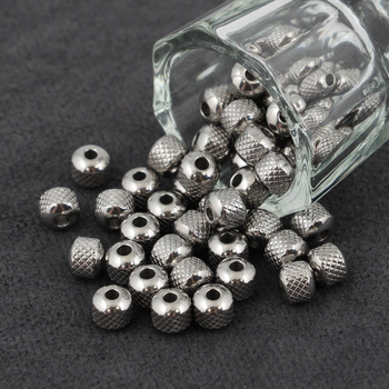 Przekładka kula fakturowana stal szlachetna 6mm