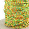 Sznurek sutasz POLSKI 3mm melanż papaya + szmaragd [1metr]