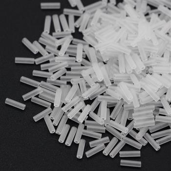 Miyuki Bugle #2 Crystal Matted 6mm [5g]