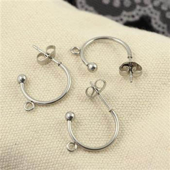 Bigle sztyfty koła z kulką stal szlachetna 15mm [para]