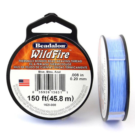 Beadalon Wildfire nić żyłkowa Blue 0,20mm / 46m