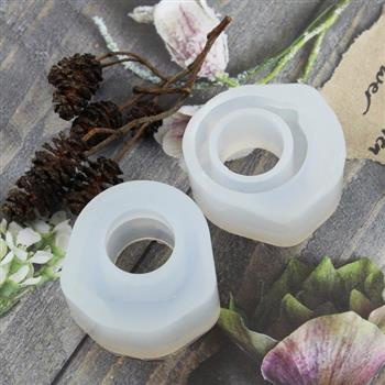 Forma silikonowa do odlewów z żywicy pierścionek diament 17mm