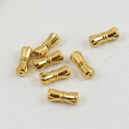 Zapięcie skręcane do naszyjników stal szlachetna pozłacana 11mm