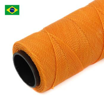 Sznurek do makramy brazylijski woskowany Tangerine 1mm [1metr]