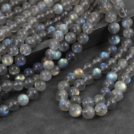 Labradoryt kula gładka 8mm