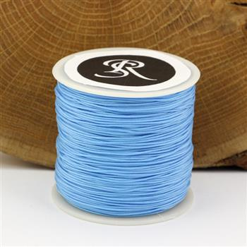 Sznurek nylonowy błękitny 0,8mm [szpula 100m]