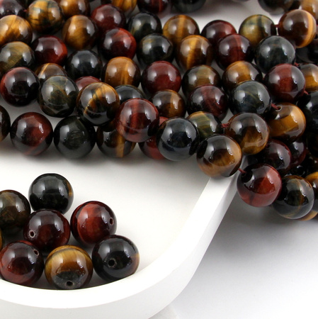 Tygrysie bawole sokole oko kula gładka 14mm