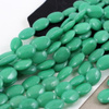 Jadeit owal gładki zielony 18x13mm