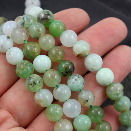 Chryzopraz kula gładka 10mm