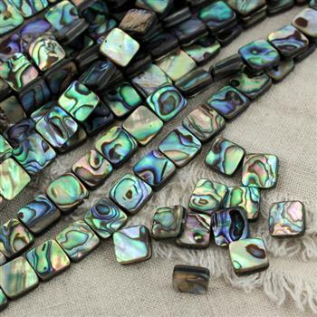 Muszla paua kwadrat 10mm