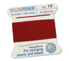 Griffin Nici nylonowe z igłą garnet 0,90mm [2m]