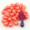 Drop Beads Velvet Coral 18x11mm [4szt]