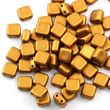 Square 6x6mm Brass Gold [10szt]