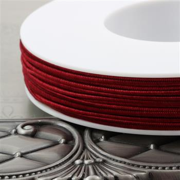 Sznurek sutasz wiskoza Pega 3mm bordowy [szpula 50m]