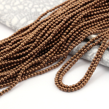 Hematyt brązowy kula gładka 3mm [sznur 39cm]