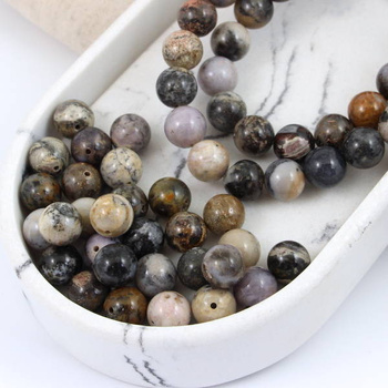 Opal dendrytowy kula gładka 10mm