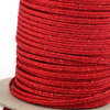 Sznurek sutasz POLSKI 3mm melanż czerwony + met.czerwony [1metr]
