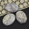 Kaboszon agat koronkowy owal 40x30mm