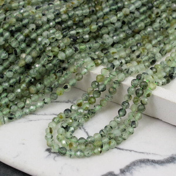 Frenit kula fasetowana 4mm [sznur 38cm]