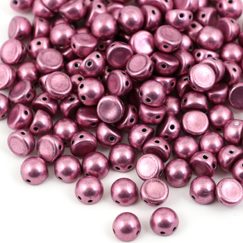 CzechMates Cabochon 7mm ColorTrends: Sueded Gold Orchid [10szt]