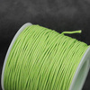 Sznurek bawełniany woskowany jasny zielony 1mm [szpula 80m]
