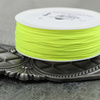 Sznurek pleciony poliestrowy neonowy żółty 0,8mm Pega [1metr]