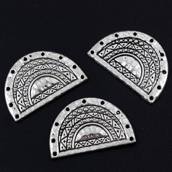 Baza kolczyka lub naszyjnika srebrna 35x23mm [1szt]