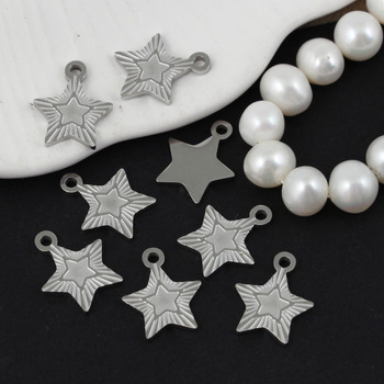 Zawieszka gwiazdka stal szlachetna 14x11mm