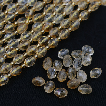 Cytryn oliwka fasetowana 8x6mm