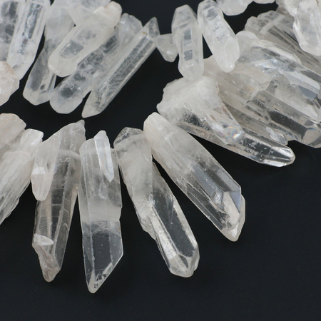 Kryształ górski sopel grot 48-80mm