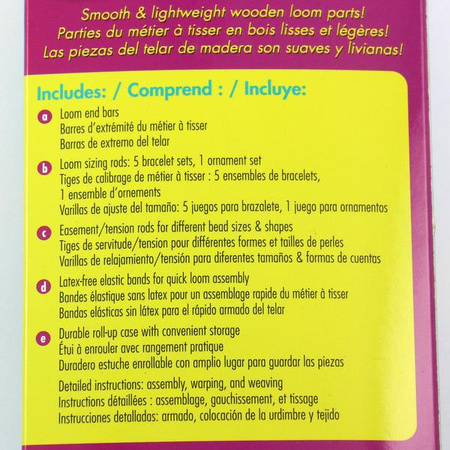 Krosno do koralików Endless loom drewniane