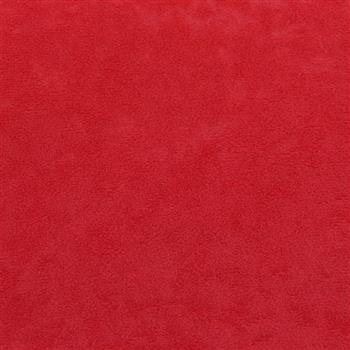 Welurowa dzianina do wykończeń czerwona 30x20cm