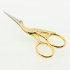 Nożyczki PREMAX do haftu pozłacane bocian 3 1/2"