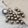 Miyuki Cotton Pearls Bronze kula 8mm