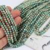 Amazonit kula fasetowana 4mm [sznur 39cm]