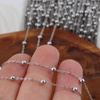 Łańcuszek z kulkami 3mm stal szlachetna [1metr]