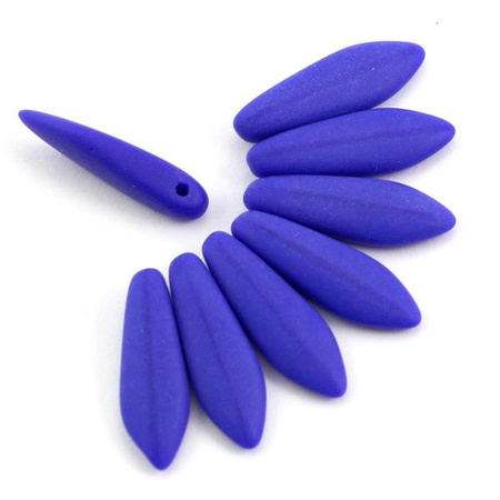 Dagger Opaque navy Blue Matted 5x16mm [6szt]