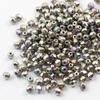 Fire Polish 3mm Crystal Glittery Argentic [40szt]