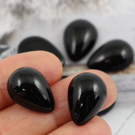 Kaboszon szklany Jet łezka 18x13mm