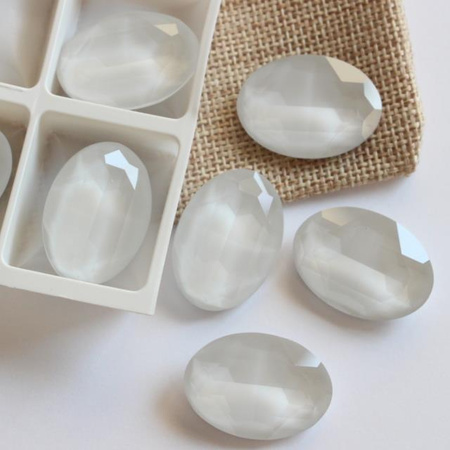 4127 Swarovski Oval Fancy Stones 30x22mm Powder Gray