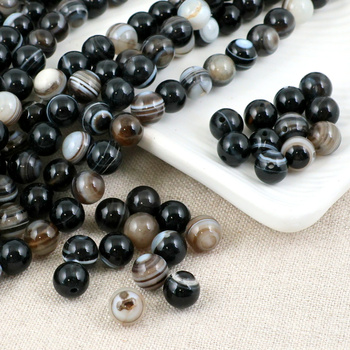 Sardonyks kula gładka 8mm