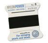 Griffin Nici nylonowe z igłą black 0,70mm [2m]
