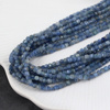 Kyanit kostka fasetowana 3mm [sznur 39cm]