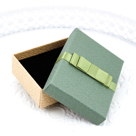 Pudełko ozdobne "ARCO" zielone 10x7x3cm