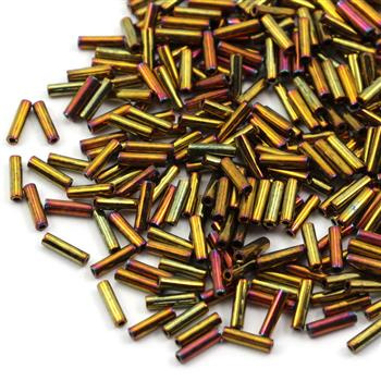 Miyuki Bugle #2 Metallic Gold Iris 6mm [5g]