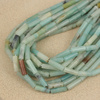 Amazonit wałek gładki 13x4mm [sznur 39cm]