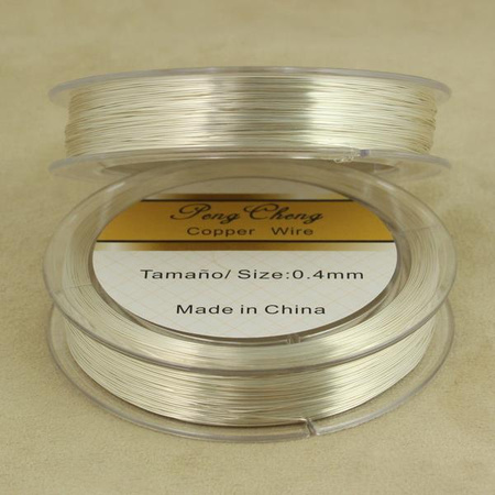 Drut miedziany SILVER 0,40mm/9m