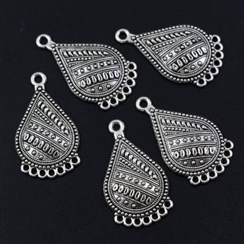 Baza kolczyka srebrna 38x22mm [1szt]